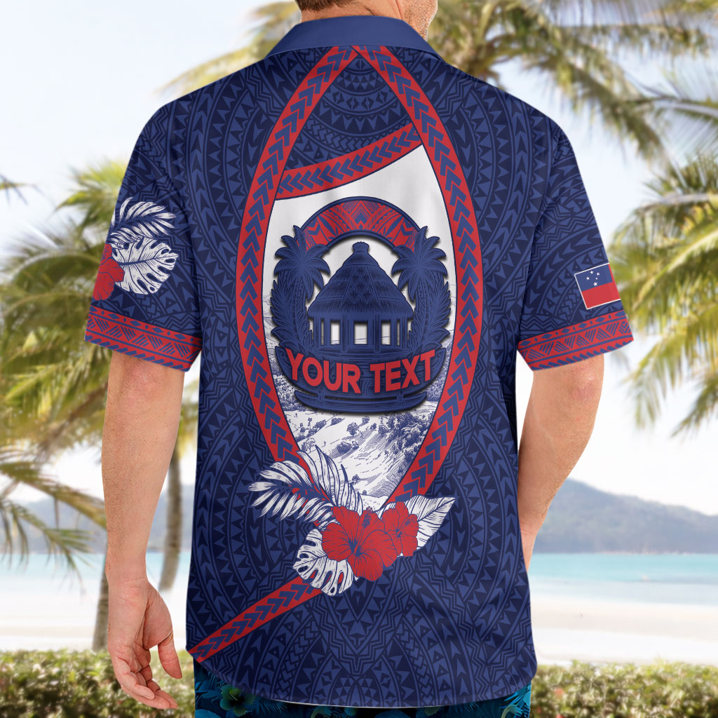 Personalised Falefa Samoa Village Hawaiian Shirt Valley Polynesian Tribal Hibiscus Floral DT05 - Polynesian Pride