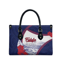 Falefa Samoa Village Leather Bag Valley Polynesian Tribal Hibiscus Floral DT05 - Polynesian Pride
