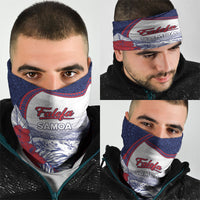 Falefa Samoa Village Neck Gaiter Valley Polynesian Tribal Hibiscus Floral DT05 - Polynesian Pride