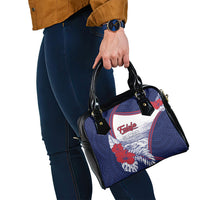 Falefa Samoa Village Shoulder Handbag Valley Polynesian Tribal Hibiscus Floral DT05 - Polynesian Pride