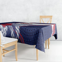 Falefa Samoa Village Tablecloth Valley Polynesian Tribal Hibiscus Floral
