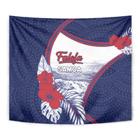Falefa Samoa Village Tapestry Valley Polynesian Tribal Hibiscus Floral DT05 - Polynesian Pride