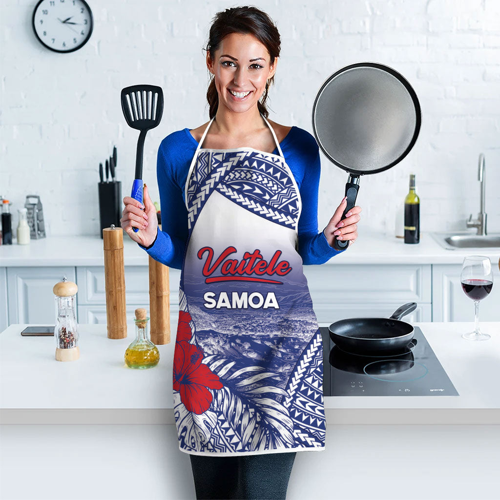 Vaitele Samoa Village Apron Falefa Valley Polynesian Tribal Hibiscus Floral DT05 - Polynesian Pride