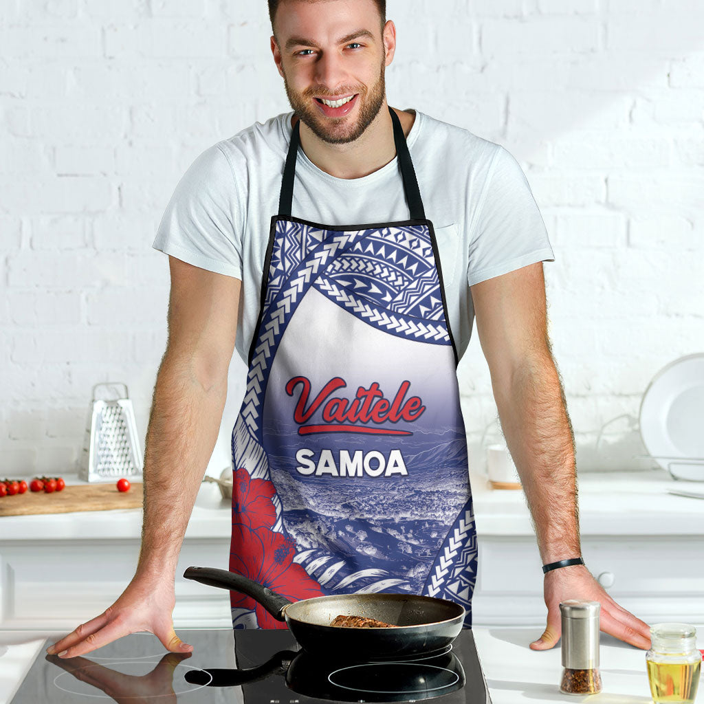 Vaitele Samoa Village Apron Falefa Valley Polynesian Tribal Hibiscus Floral DT05 - Polynesian Pride