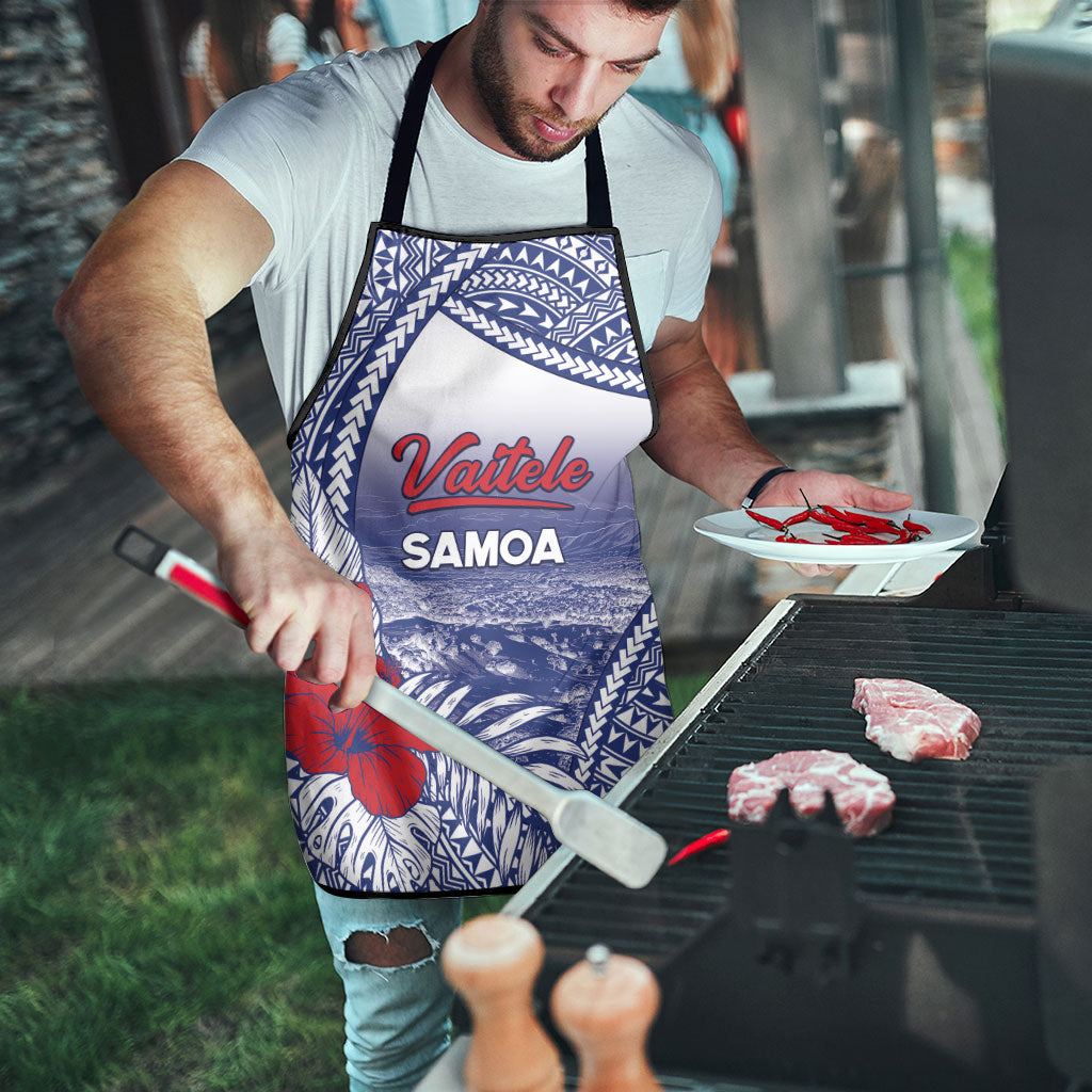 Vaitele Samoa Village Apron Falefa Valley Polynesian Tribal Hibiscus Floral DT05 - Polynesian Pride