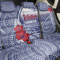 Vaitele Samoa Village Back Car Seat Cover Falefa Valley Polynesian Tribal Hibiscus Floral DT05 - Polynesian Pride
