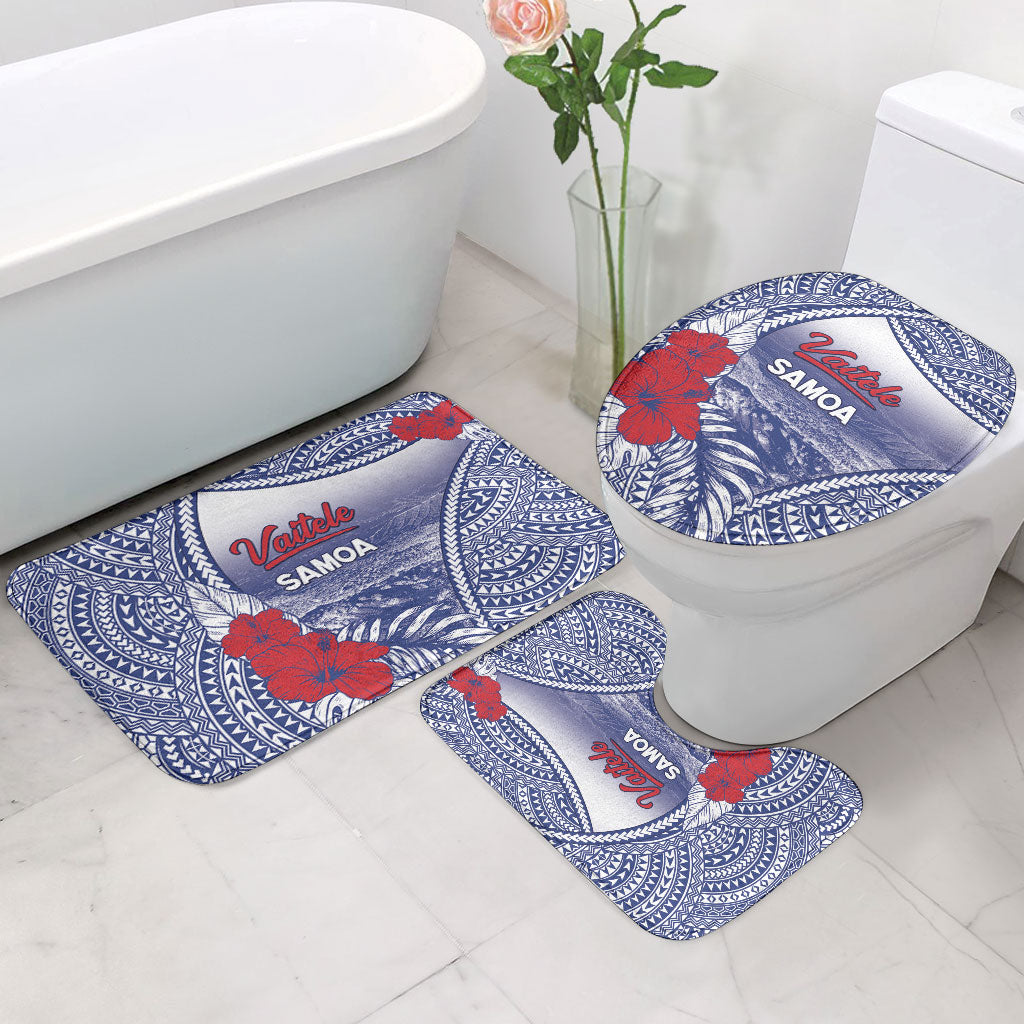 Vaitele Samoa Village Bathroom Set Falefa Valley Polynesian Tribal Hibiscus Floral DT05 - Polynesian Pride