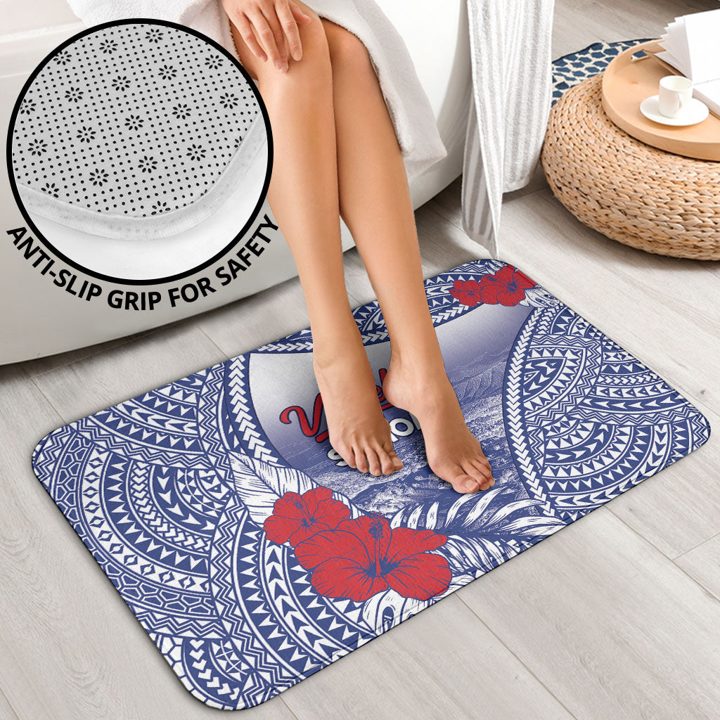 Vaitele Samoa Village Bathroom Set Falefa Valley Polynesian Tribal Hibiscus Floral DT05 - Polynesian Pride