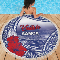 Vaitele Samoa Village Beach Blanket Falefa Valley Polynesian Tribal Hibiscus Floral DT05 - Polynesian Pride