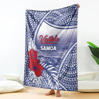 Vaitele Samoa Village Blanket Falefa Valley Polynesian Tribal Hibiscus Floral DT05 - Polynesian Pride