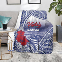 Vaitele Samoa Village Blanket Falefa Valley Polynesian Tribal Hibiscus Floral DT05 - Polynesian Pride
