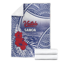 Vaitele Samoa Village Blanket Falefa Valley Polynesian Tribal Hibiscus Floral DT05 - Polynesian Pride