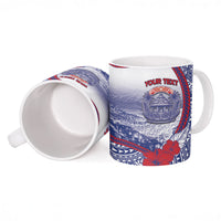 Personalised Vaitele Samoa Village Ceramic Mug Falefa Valley Polynesian Tribal Hibiscus Floral DT05 - Polynesian Pride