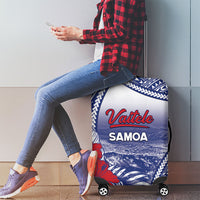 Vaitele Samoa Village Luggage Cover Falefa Valley Polynesian Tribal Hibiscus Floral DT05 - Polynesian Pride