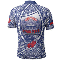 Personalised Vaitele Samoa Village Polo Shirt Falefa Valley Polynesian Tribal Hibiscus Floral DT05 - Polynesian Pride