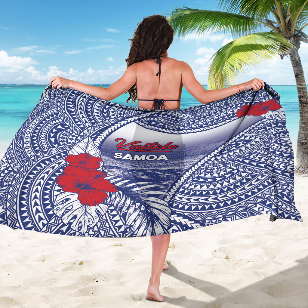 Vaitele Samoa Village Sarong Falefa Valley Polynesian Tribal Hibiscus Floral DT05 - Polynesian Pride
