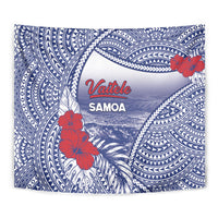 Vaitele Samoa Village Tapestry Falefa Valley Polynesian Tribal Hibiscus Floral DT05 - Polynesian Pride