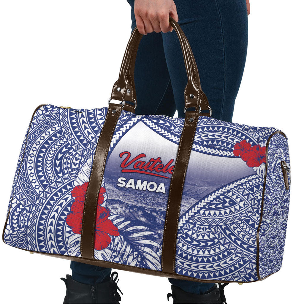 Vaitele Samoa Village Travel Bag Falefa Valley Polynesian Tribal Hibiscus Floral DT05 - Polynesian Pride