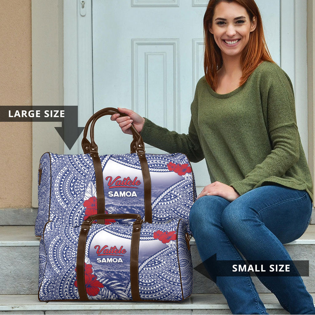 Vaitele Samoa Village Travel Bag Falefa Valley Polynesian Tribal Hibiscus Floral DT05 - Polynesian Pride