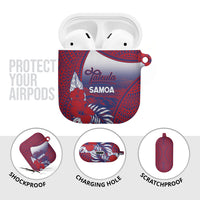 Faleula Samoa Village AirPods Case Falefa Valley Polynesian Tribal Hibiscus Floral DT05 - Polynesian Pride