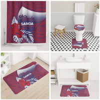 Faleula Samoa Village Bathroom Set Falefa Valley Polynesian Tribal Hibiscus Floral DT05 - Polynesian Pride