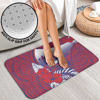 Faleula Samoa Village Bathroom Set Falefa Valley Polynesian Tribal Hibiscus Floral DT05 - Polynesian Pride