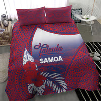 Faleula Samoa Village Bedding Set Falefa Valley Polynesian Tribal Hibiscus Floral