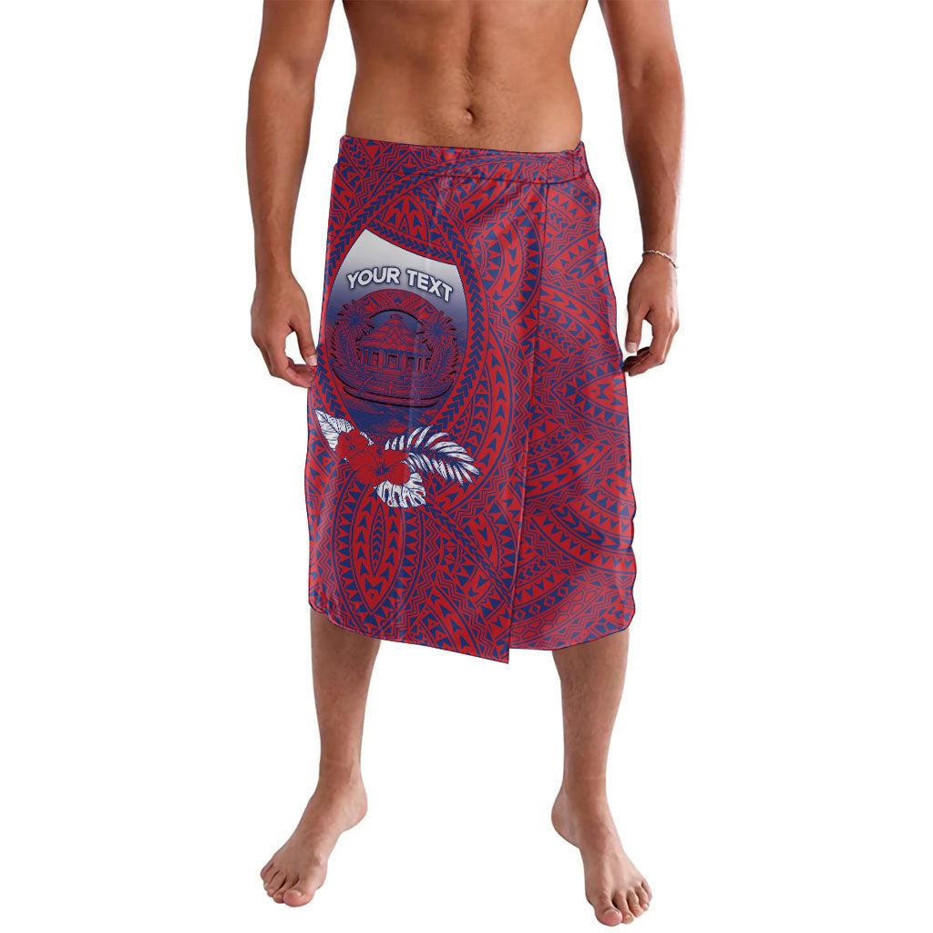 Personalised Faleula Samoa Village Lavalava Falefa Valley Polynesian Tribal Hibiscus Floral
