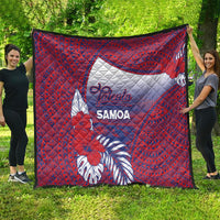 Faleula Samoa Village Quilt Falefa Valley Polynesian Tribal Hibiscus Floral DT05 - Polynesian Pride
