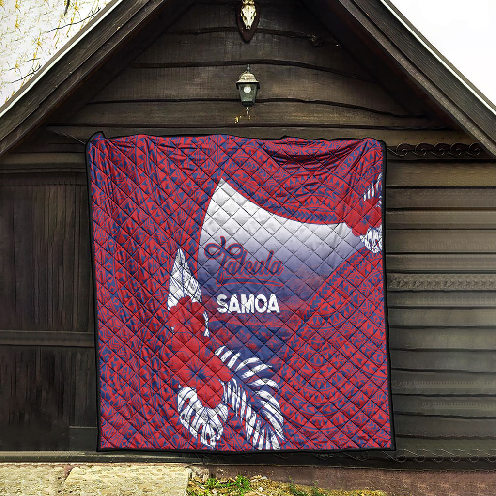 Faleula Samoa Village Quilt Falefa Valley Polynesian Tribal Hibiscus Floral DT05 - Polynesian Pride