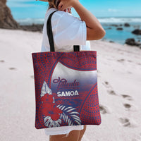 Faleula Samoa Village Tote Bag Falefa Valley Polynesian Tribal Hibiscus Floral DT05 - Polynesian Pride