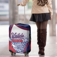 Vailele Samoa Village Luggage Cover Map Polynesian Tribal Hibiscus Floral DT05 - Polynesian Pride
