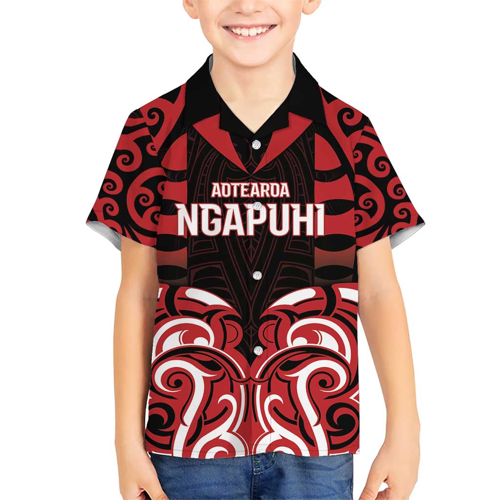 Custom Aotearoa Ngapuhi Hawaiian Shirt Maori Pattern New Zealand DT05 - Polynesian Pride
