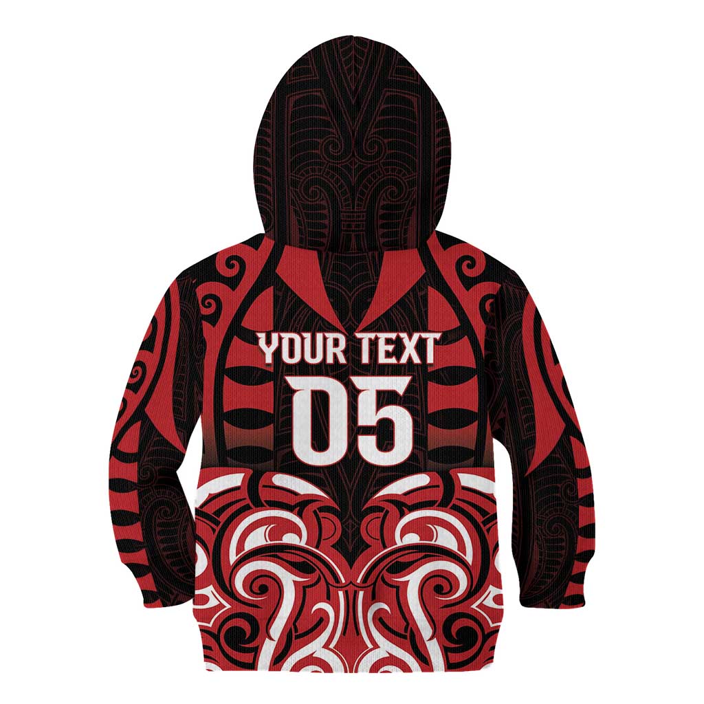 Custom Aotearoa Ngapuhi Kid Hoodie Maori Pattern New Zealand DT05 - Polynesian Pride