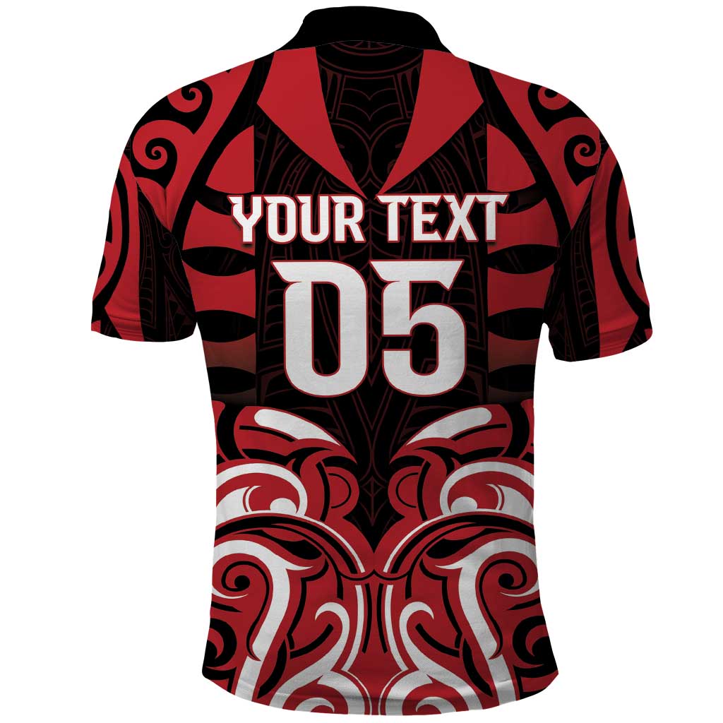 Custom Aotearoa Ngapuhi Polo Shirt Maori Pattern New Zealand DT05 - Polynesian Pride