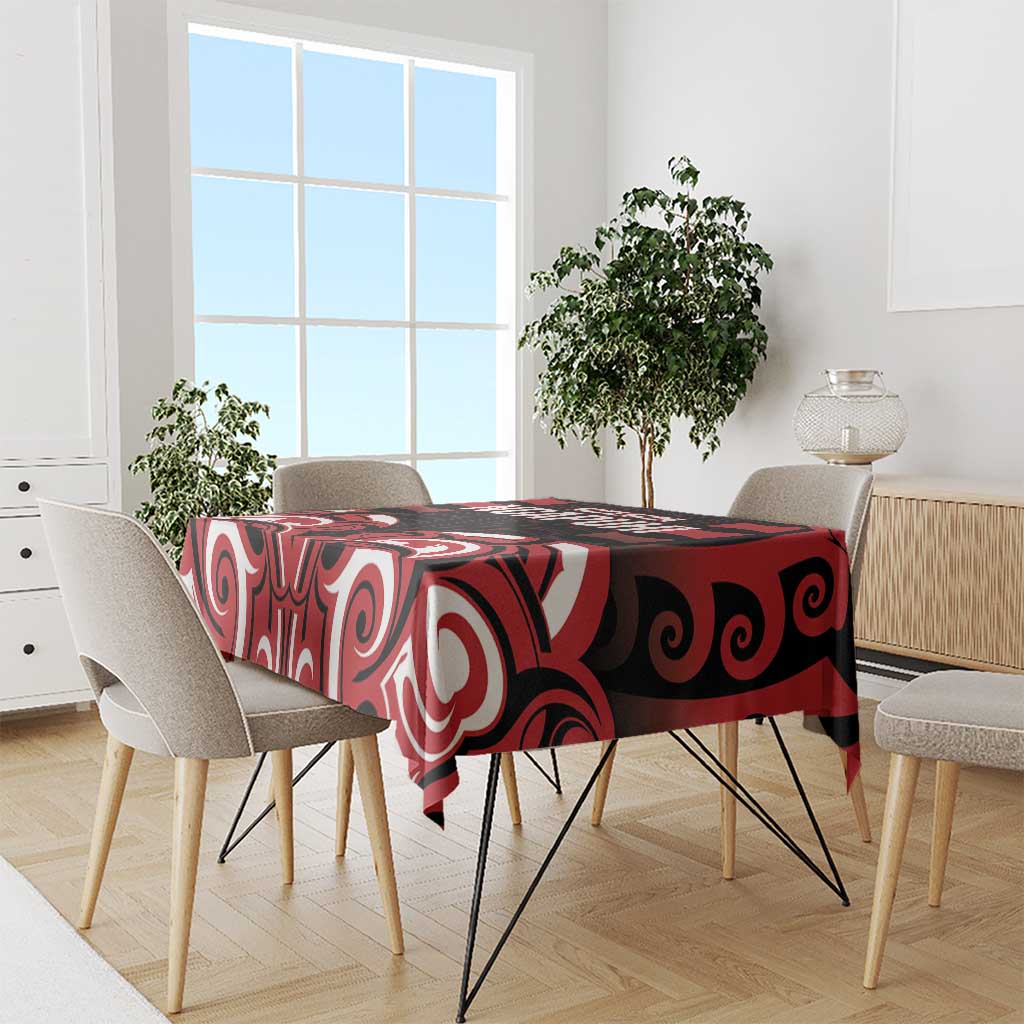 Aotearoa Ngapuhi Tablecloth Maori Pattern New Zealand DT05 - Polynesian Pride