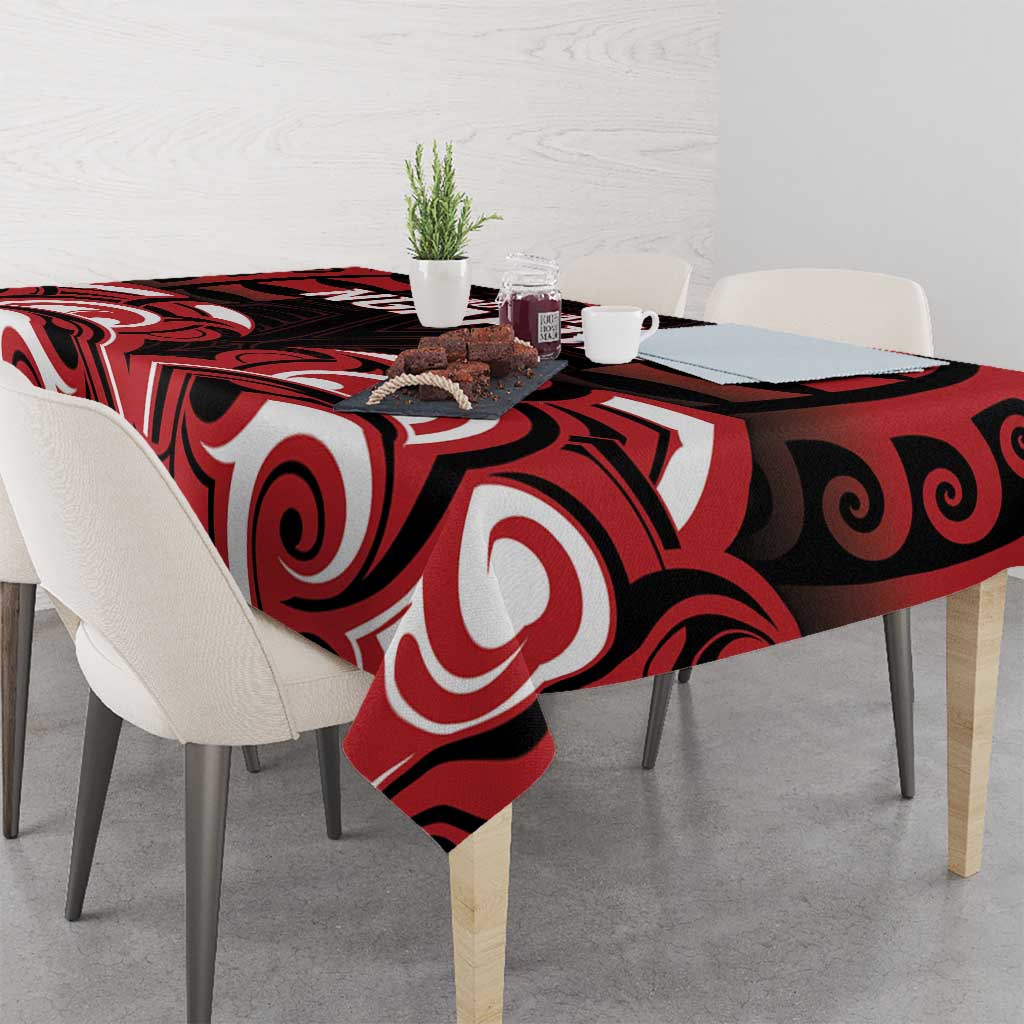 Aotearoa Ngapuhi Tablecloth Maori Pattern New Zealand DT05 - Polynesian Pride