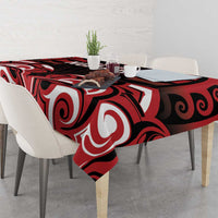 Aotearoa Ngapuhi Tablecloth Maori Pattern New Zealand DT05 - Polynesian Pride