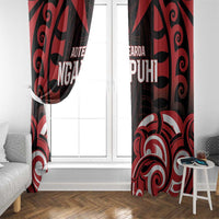 Aotearoa Ngapuhi Window Curtain Maori Pattern New Zealand DT05 - Polynesian Pride