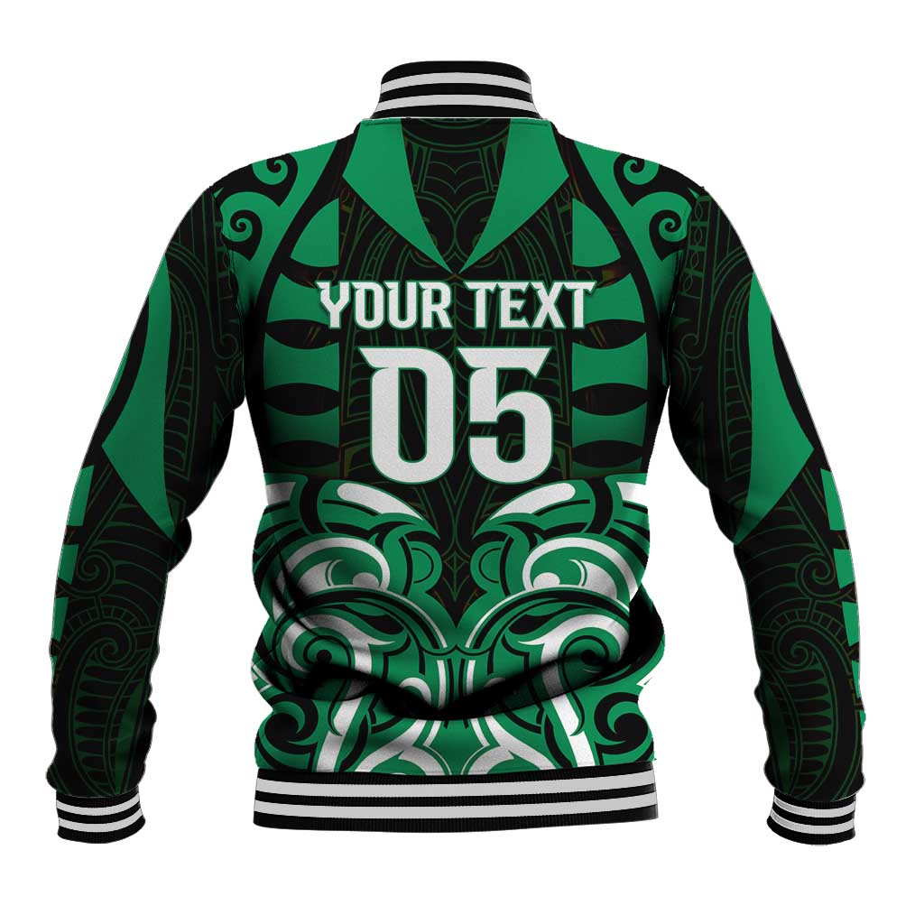 Custom Aotearoa Ngai Tahu Baseball Jacket Maori Pattern New Zealand DT05 - Polynesian Pride