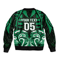 Custom Aotearoa Ngai Tahu Bomber Jacket Maori Pattern New Zealand DT05 - Polynesian Pride