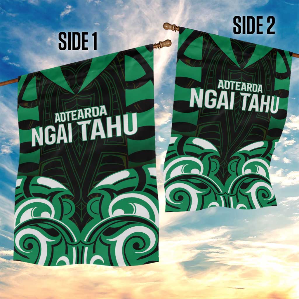 Aotearoa Ngai Tahu Garden Flag Maori Pattern New Zealand DT05 - Polynesian Pride