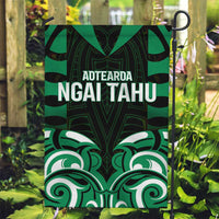 Aotearoa Ngai Tahu Garden Flag Maori Pattern New Zealand DT05 Garden Flag Green - Polynesian Pride