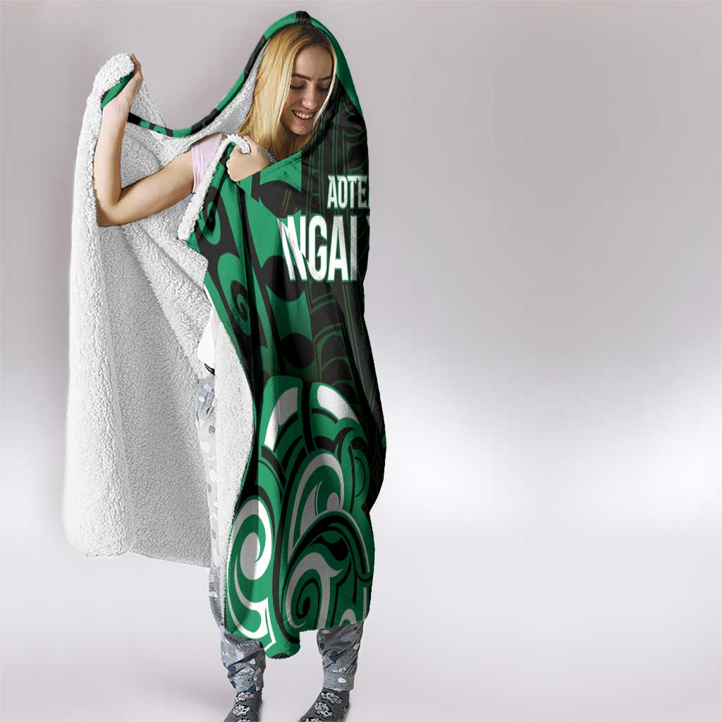 Aotearoa Ngai Tahu Hooded Blanket Maori Pattern New Zealand DT05 - Polynesian Pride