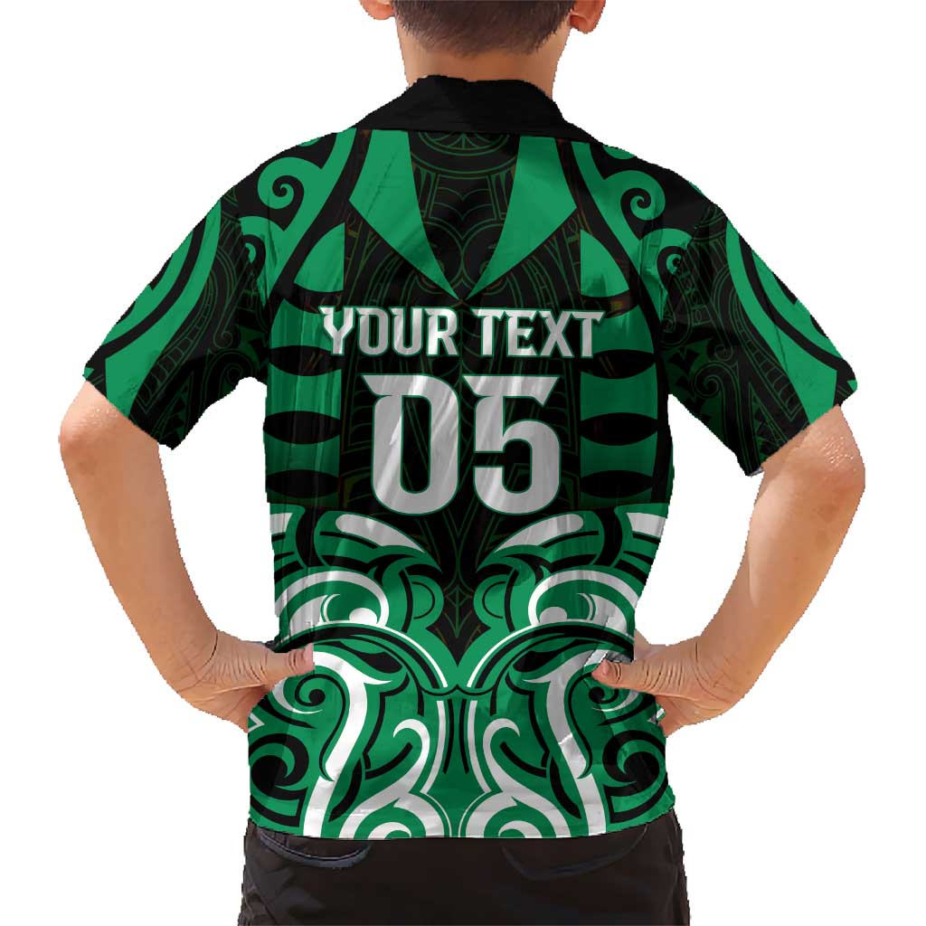 Custom Aotearoa Ngai Tahu Kid Hawaiian Shirt Maori Pattern New Zealand DT05 - Polynesian Pride