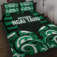 Aotearoa Ngai Tahu Quilt Bed Set Maori Pattern New Zealand DT05 Green - Polynesian Pride