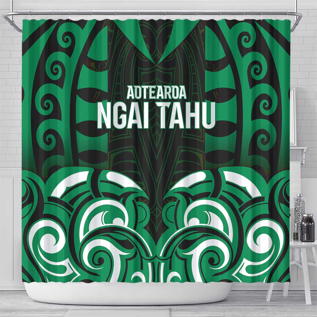 Aotearoa Ngai Tahu Shower Curtain Maori Pattern New Zealand DT05 - Polynesian Pride