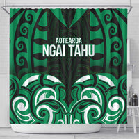 Aotearoa Ngai Tahu Shower Curtain Maori Pattern New Zealand DT05 - Polynesian Pride