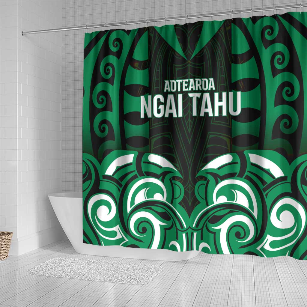 Aotearoa Ngai Tahu Shower Curtain Maori Pattern New Zealand DT05 - Polynesian Pride