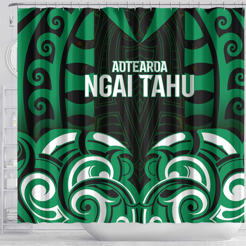 Aotearoa Ngai Tahu Shower Curtain Maori Pattern New Zealand DT05 - Polynesian Pride